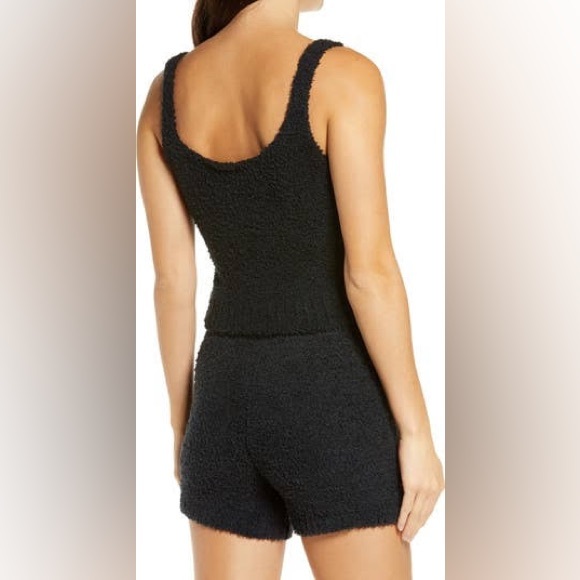 Skims Cozy Knit Tank in Black size 2X/3X - Picture 7 of 12